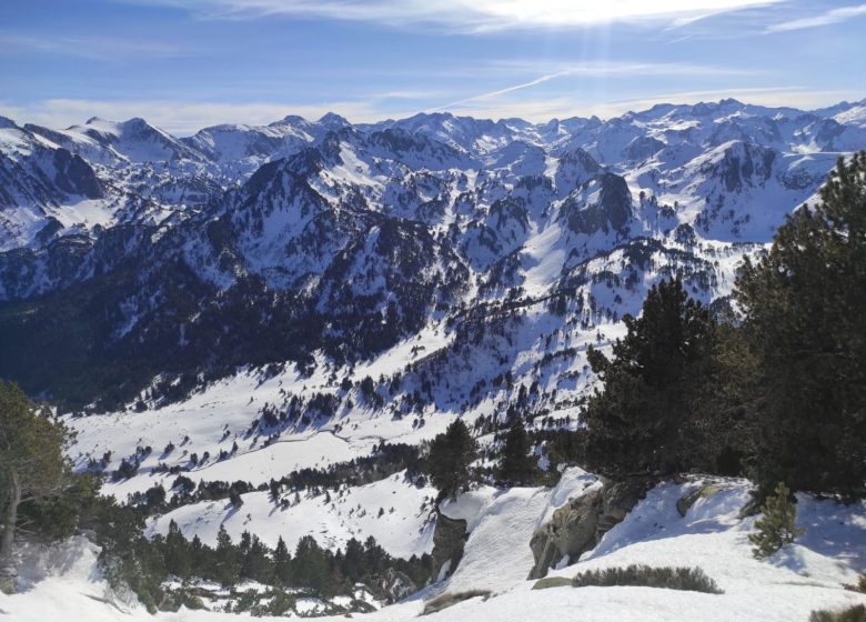 Ski de randonnée à la station de Mijanès-Donezan