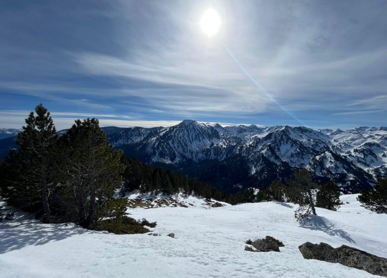 Toerskiën in het resort van Mijanès-Donezan