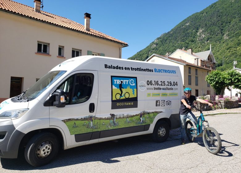 Electric scooter with Trotte Occitanie