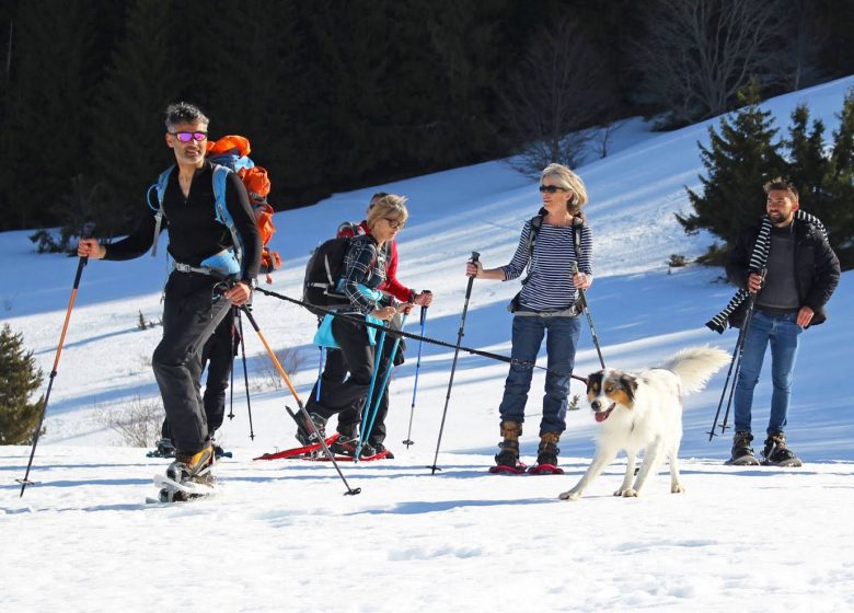 Bivouac and snowshoes with Xavier PHAN in Donezan