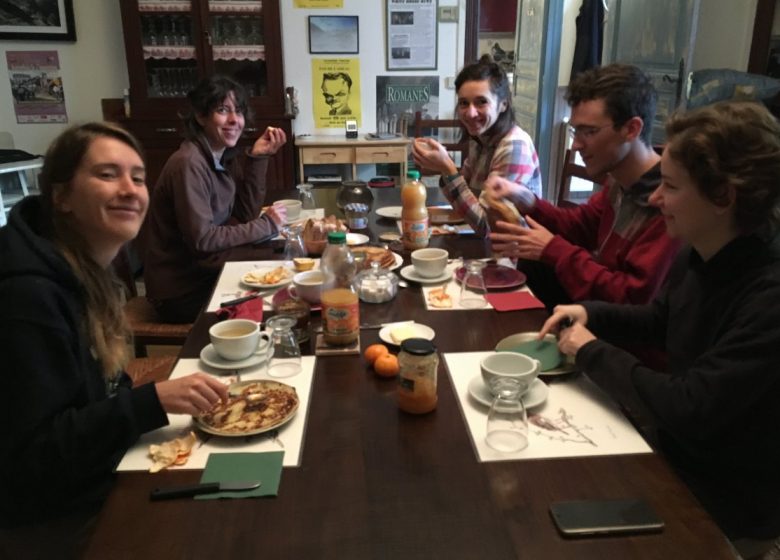 gastenkamers en table d'hôtes op het platteland bij St-Lizier