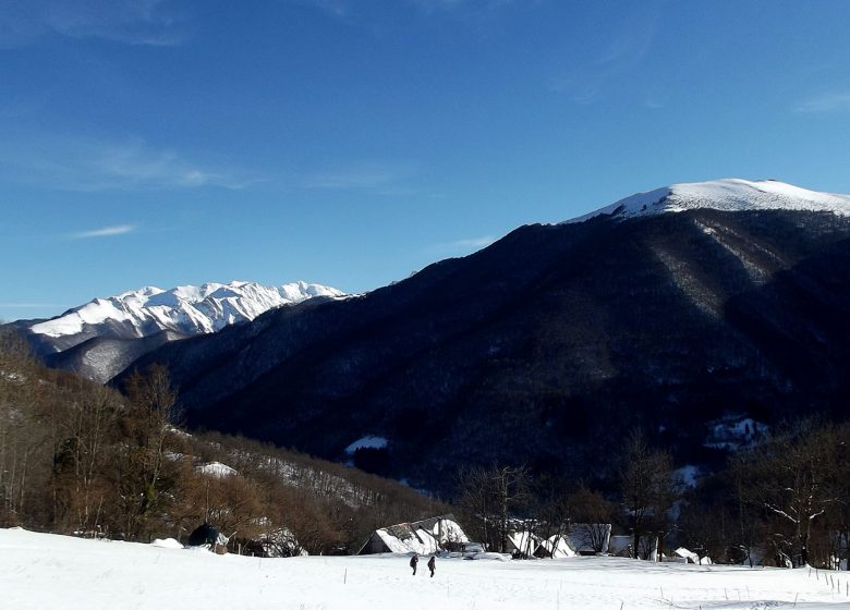 Recorregut pel Mail des Morères a l'hivern