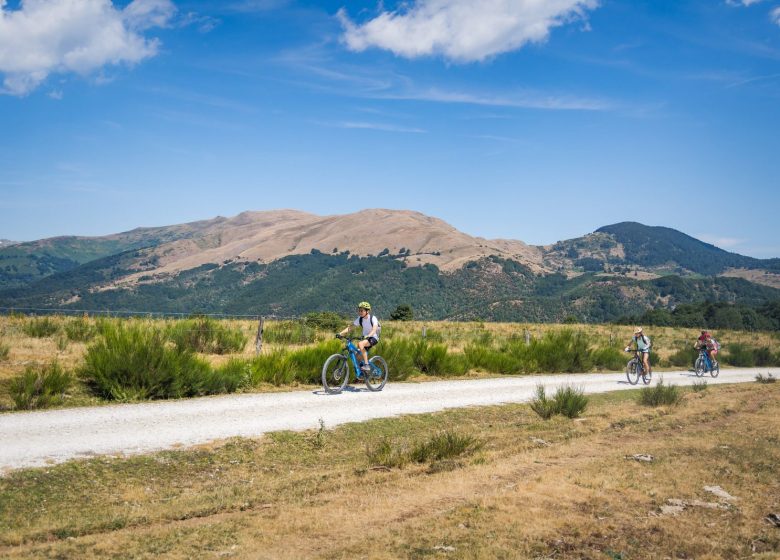 The mountain bike / FFC area of ​​the Ariège Pyrenees