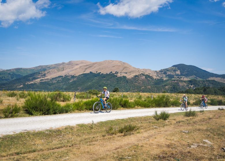 Het mountainbike / FFC-gebied van de Ariège Pyreneeën