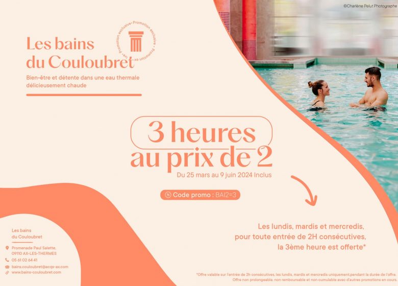 Les Bains du Couloubret, ontspanningscentrum voor thermaal water