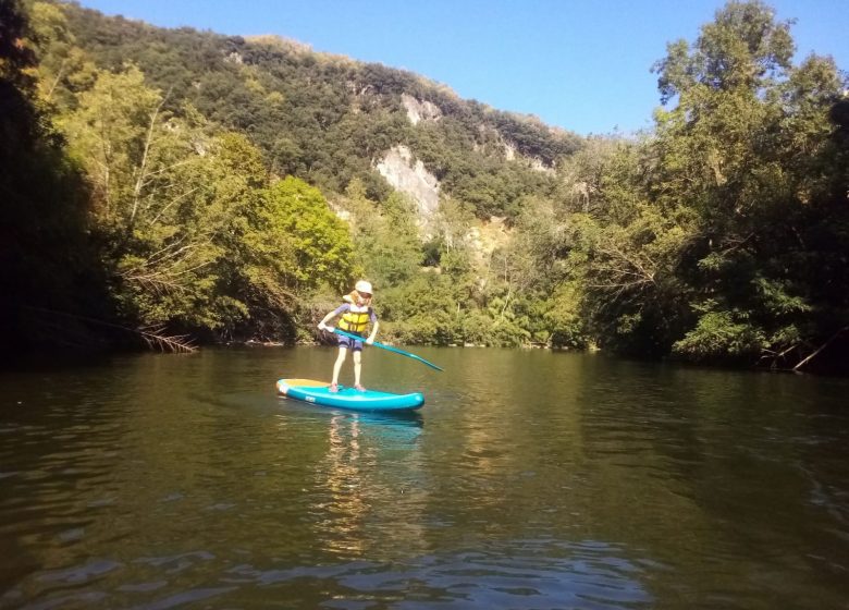 Sessie “Stand Up Paddle en natuurontdekking”.