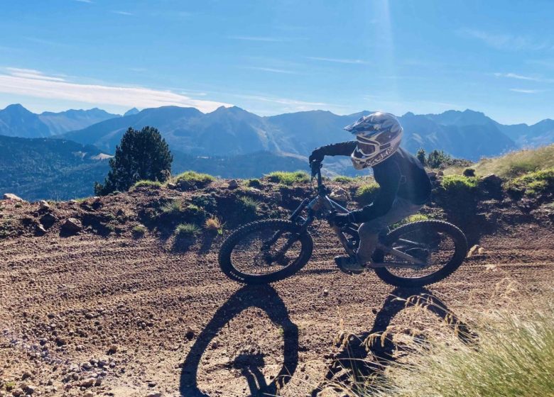 VTT descente débutant