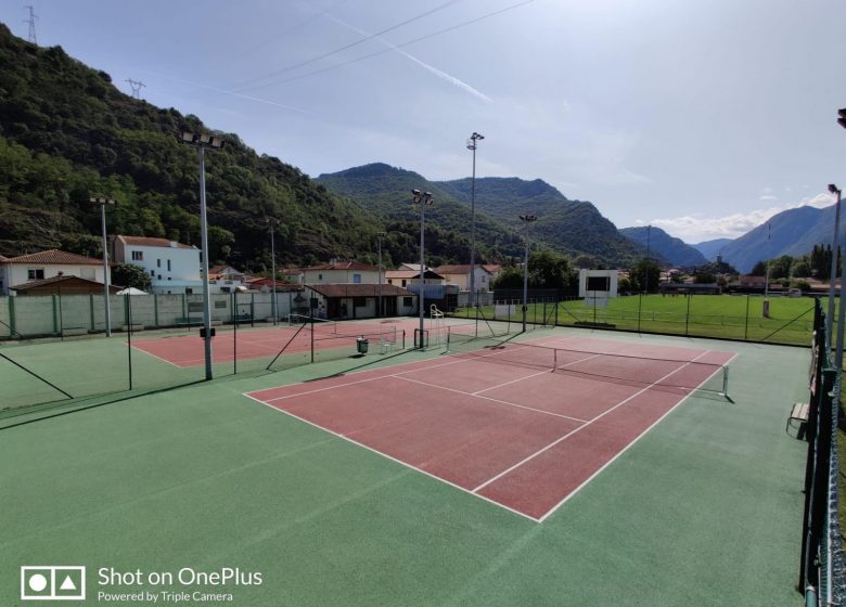 Terrains de tennis