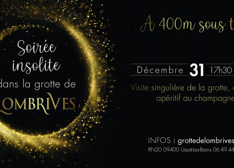 Spectacle insolite du jour de l’an dans la Grotte de Lombrives