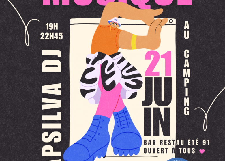 Fête de la musique avec  » Mapsilva DJ » au Pré Lombard