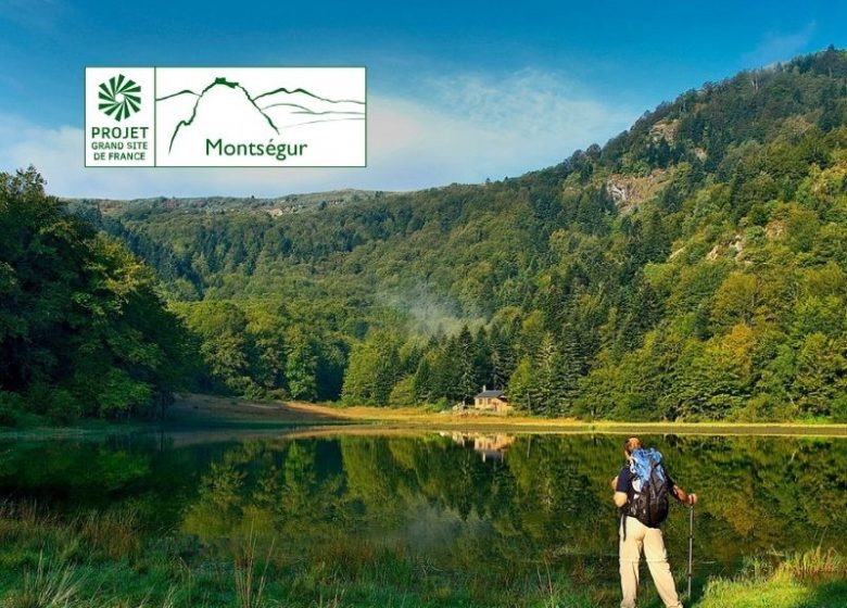 Les mineurs font du ski ! Le Grand Site en blanc