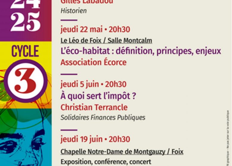 Conférence de l’Université Populaire