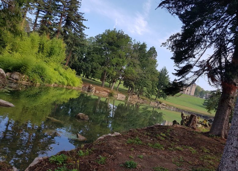Visite du parc du château de Sibra