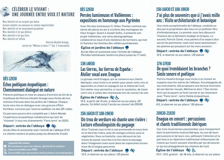 Célébrer le vivant : une journée entre voix et nature
