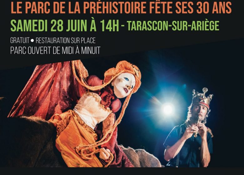 Spectacle au Parc de la Préhistoire